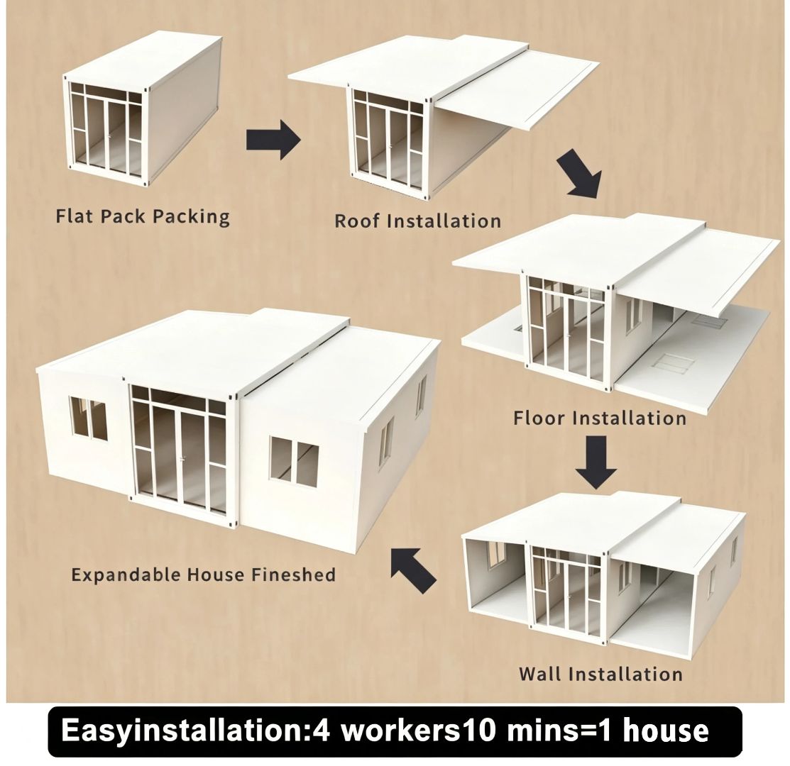 Casa Modular Plegable 30FT (58 m²)