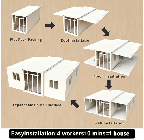 Casa Modular Plegable 30FT (58 m²)